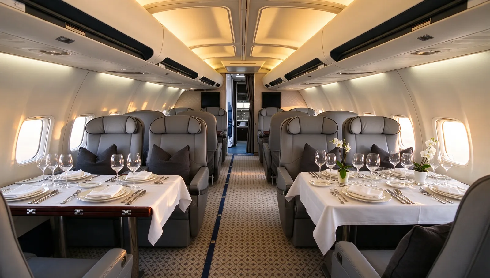 Boeing BBJ, cabin