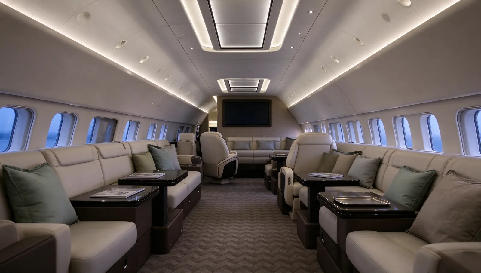 Boeing BBJ, cabin