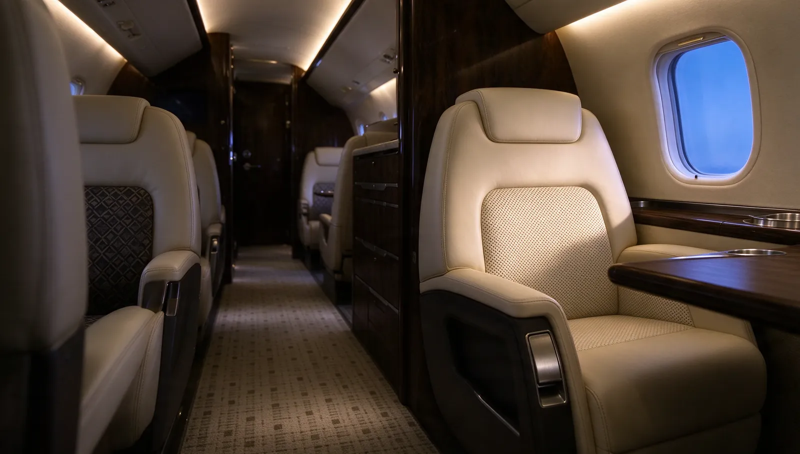 Bombardier Challenger 350, cabin