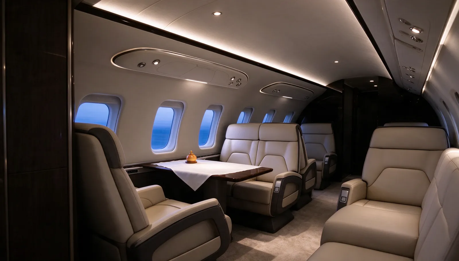 Bombardier Challenger 650, cabin