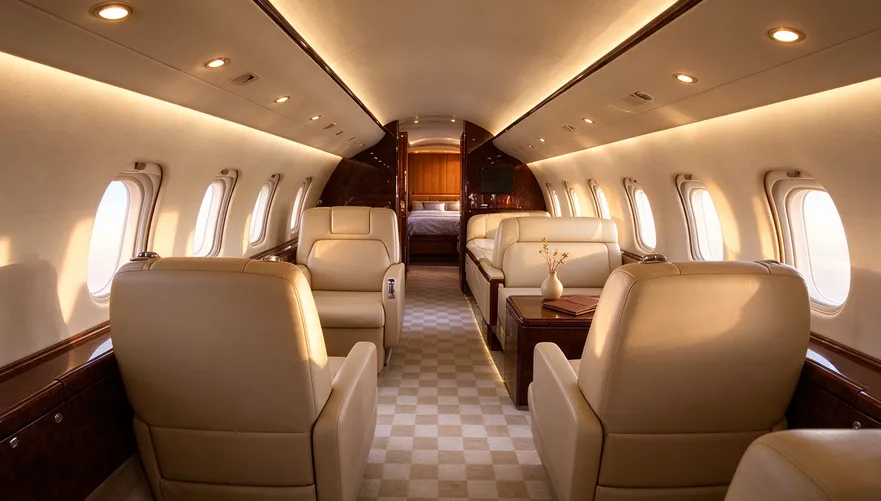 Bombardier Challenger 850, cabin