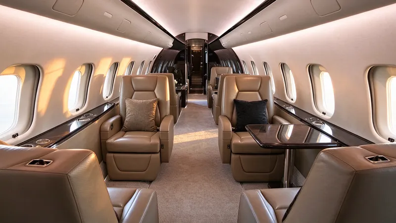 Bombardier Global 5000, cabin