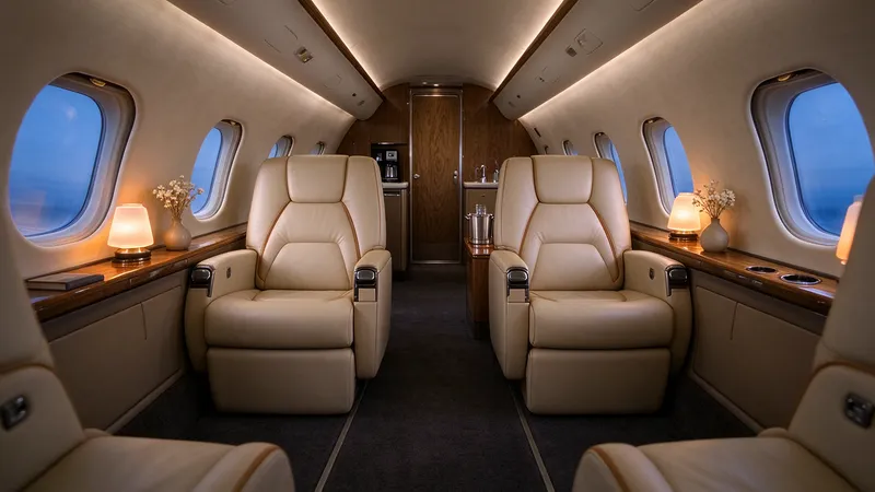 Bombardier Global 5000, cabin