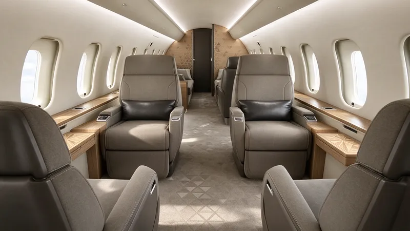 Bombardier Global 5500, cabin