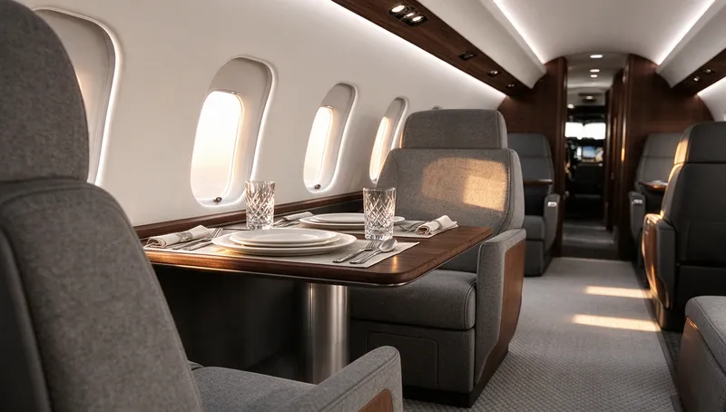 Bombardier Global 6500, cabin