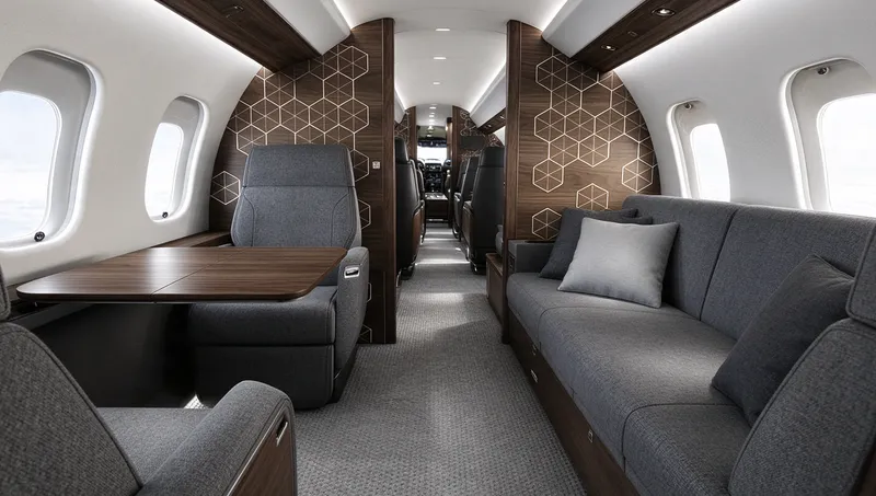 Bombardier Global 6500, cabin