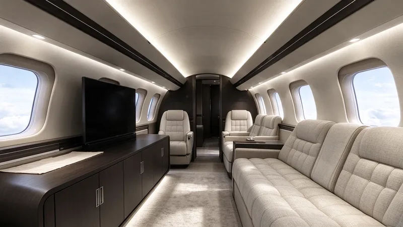 Bombardier Global 7500, cabin