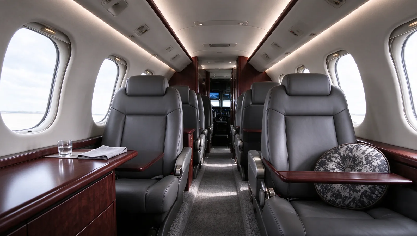 Cessna Citation CJ4, cabin