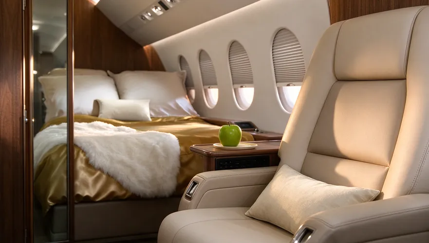 Dassault Falcon 2000LX, cabin