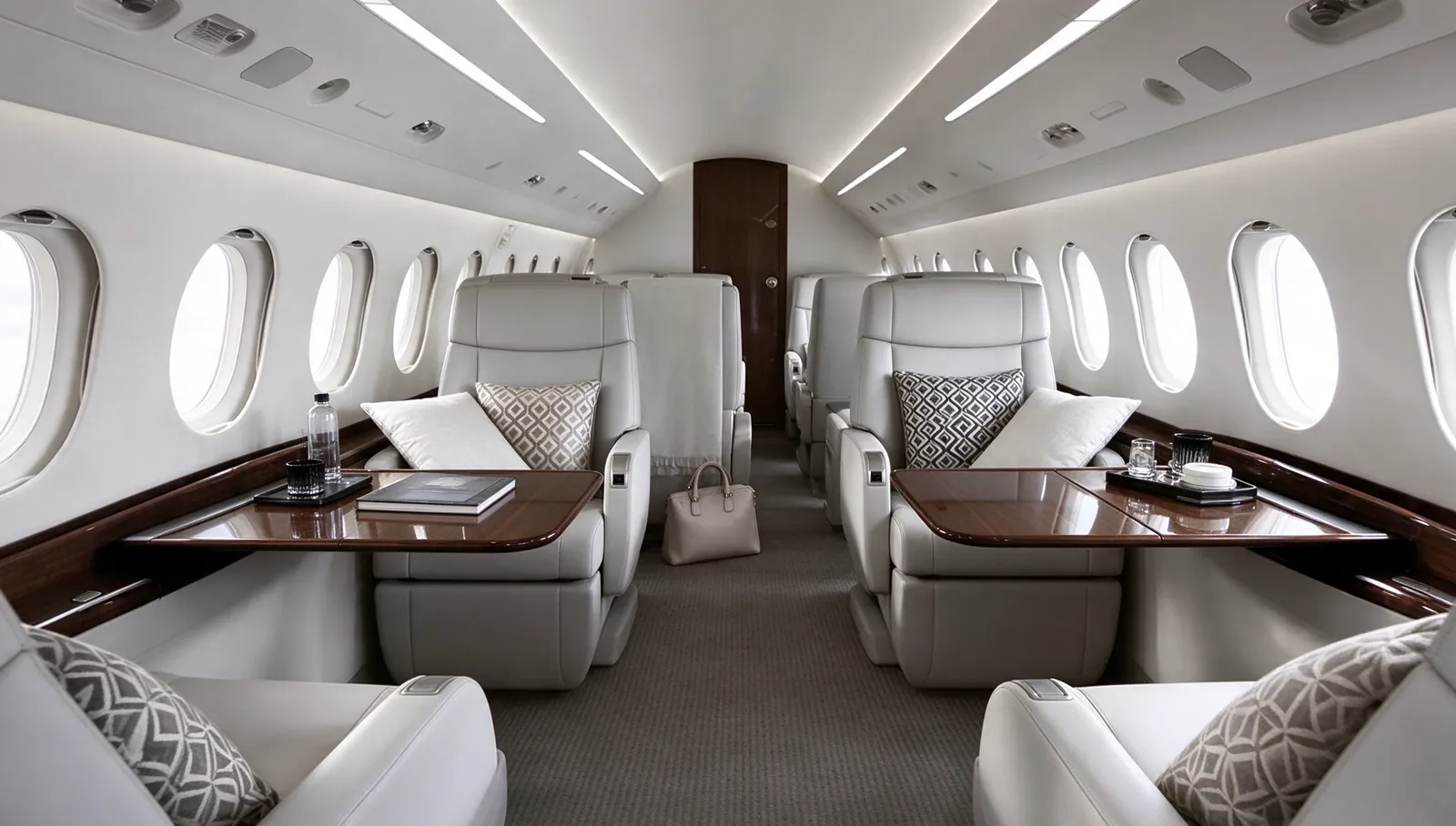 Dassault Falcon 2000S, cabin