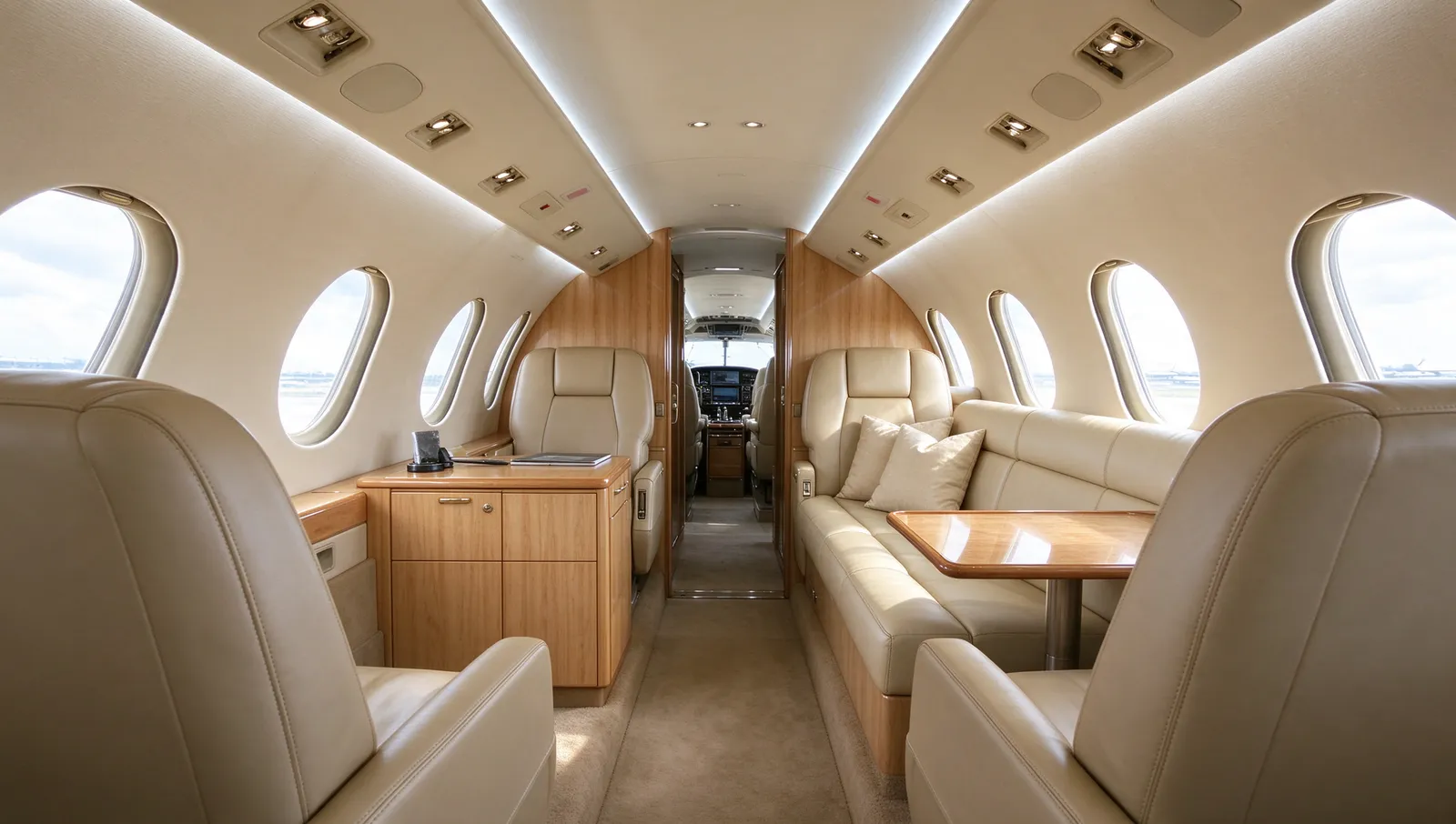 Dassault Falcon 50EX, cabin
