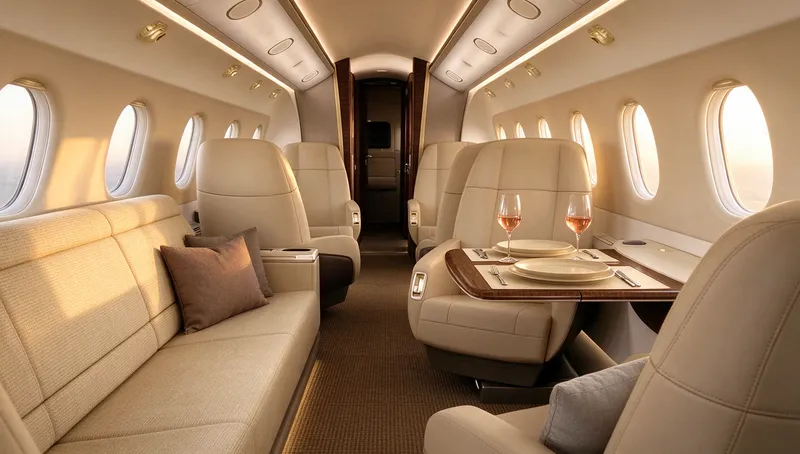 Embraer Legacy 500, cabin