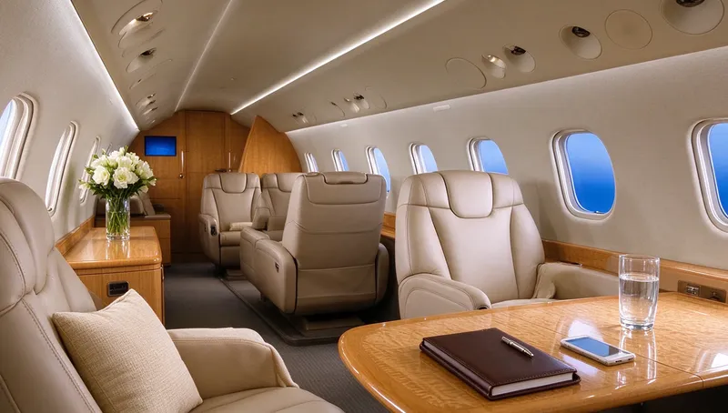 Embraer Legacy 600, cabin