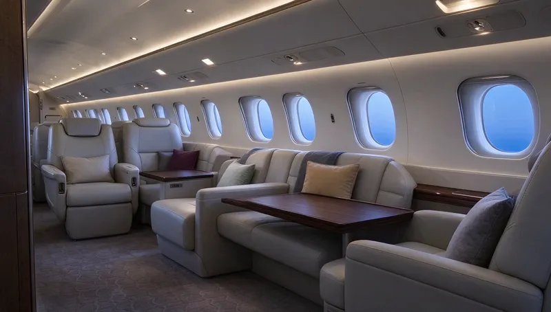 Embraer Lineage 1000, cabin