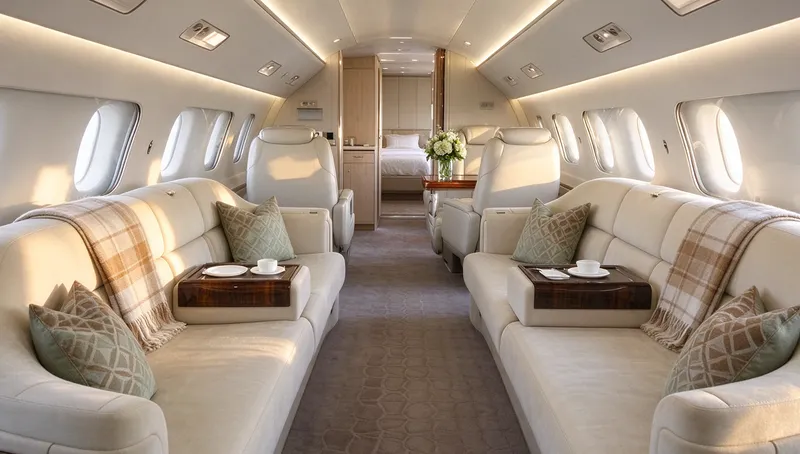 Embraer Lineage 1000, cabin