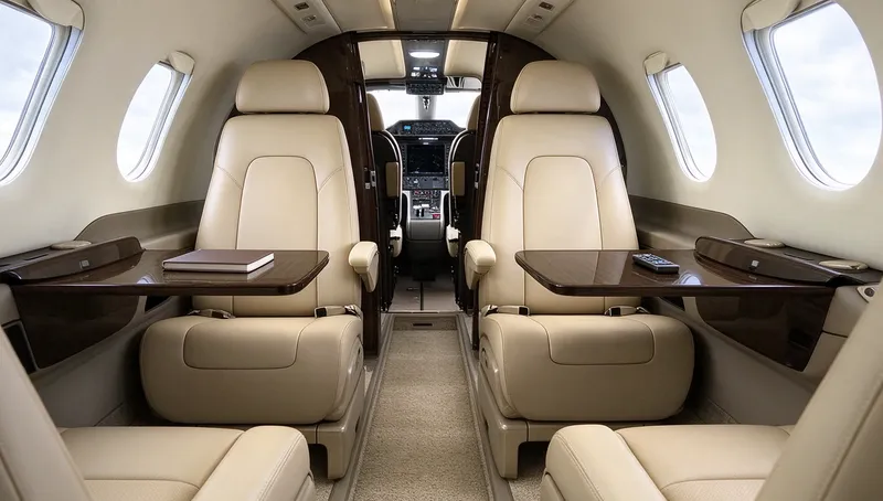 Embraer Phenom 300, cabin