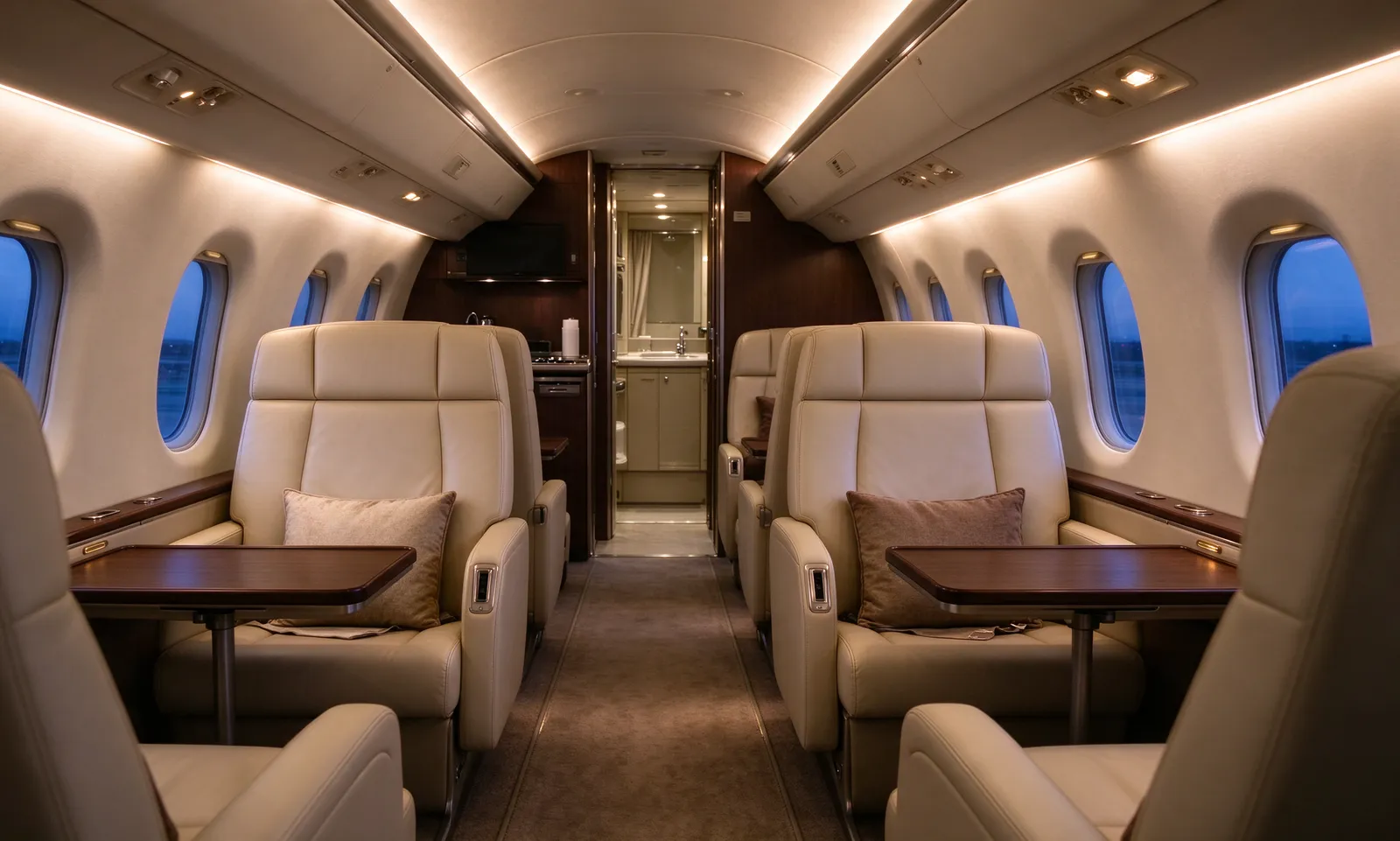 Fairchild Dornier 328 Executive, cabin