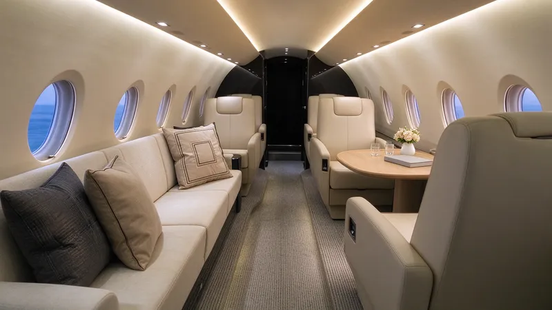 Gulfstream G280, cabin