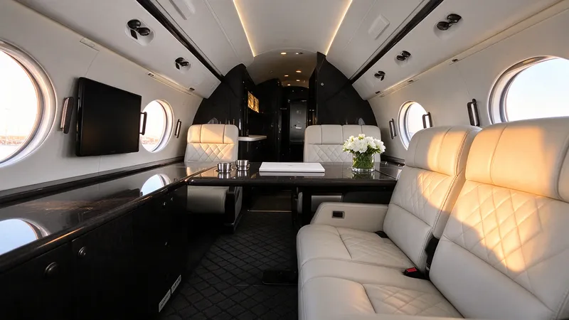 Gulfstream G450, cabin
