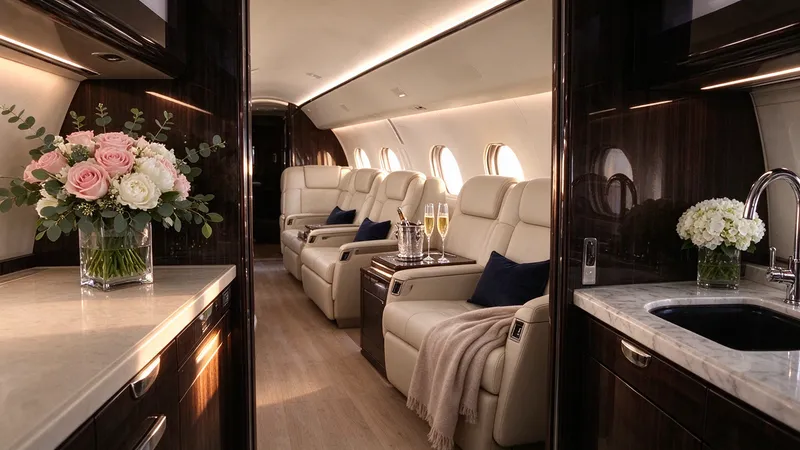 Gulfstream G500, cabin