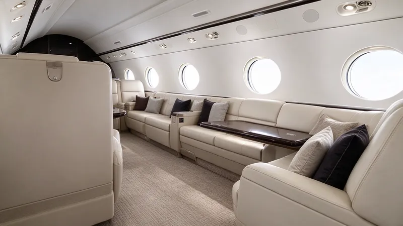 Gulfstream G550, cabin