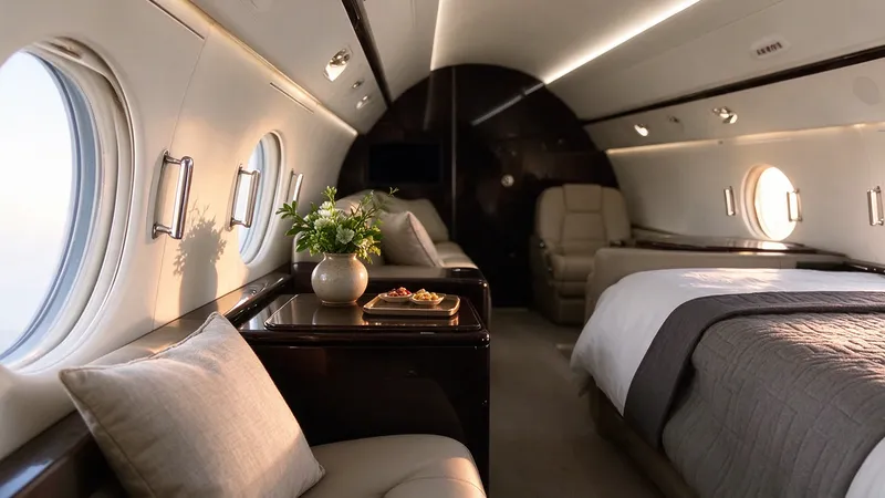 Gulfstream G550, cabin