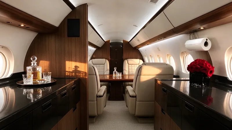 Gulfstream G650, cabin