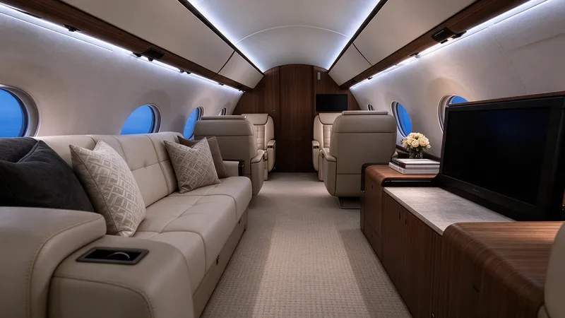 Gulfstream G650, cabin