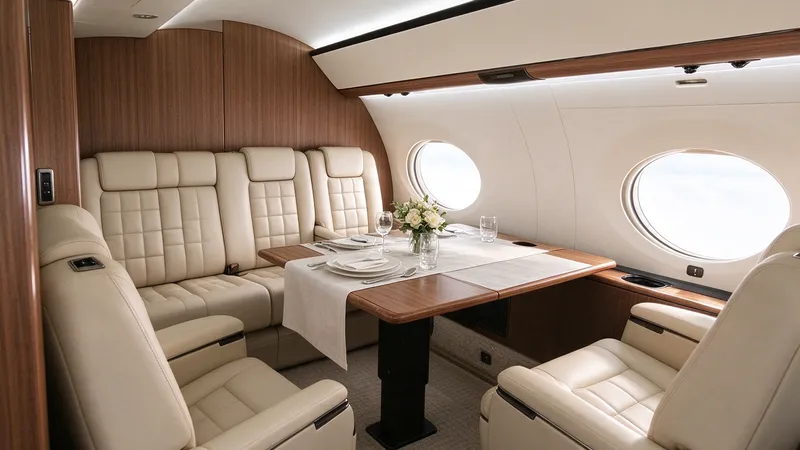 Gulfstream G650, cabin
