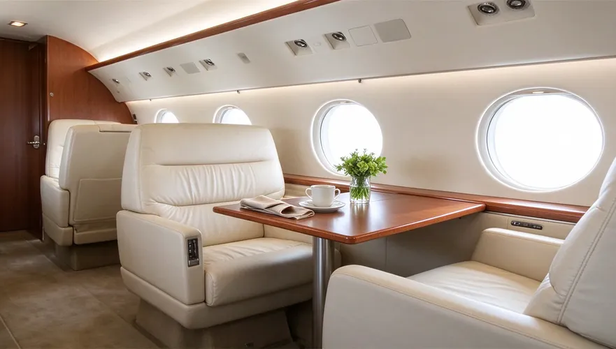 Gulfstream GV, cabin