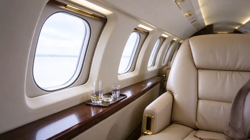 Hawker 1000, cabin