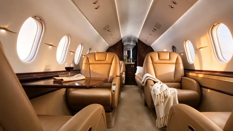 Hawker 4000, cabin