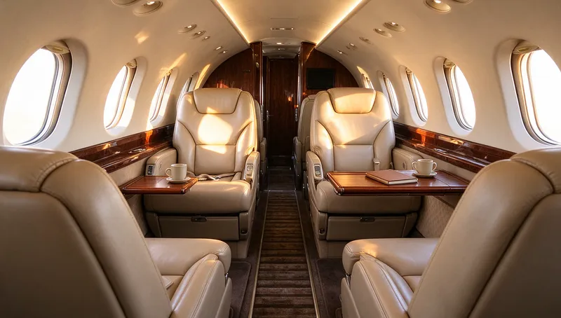 Hawker 800 series, cabin