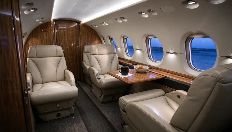 Hawker 800 series, cabin